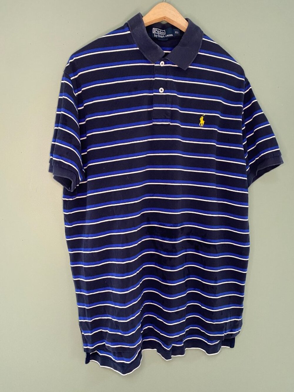 Polo Ralph Lauren Men's Size XL.100% Cotton Short Sleeve +Free Blue Polo